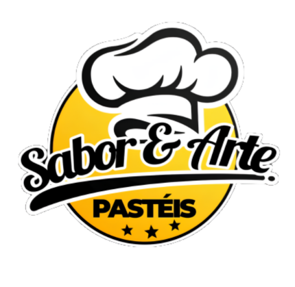logo transparente sabor e arte pasteis varginha